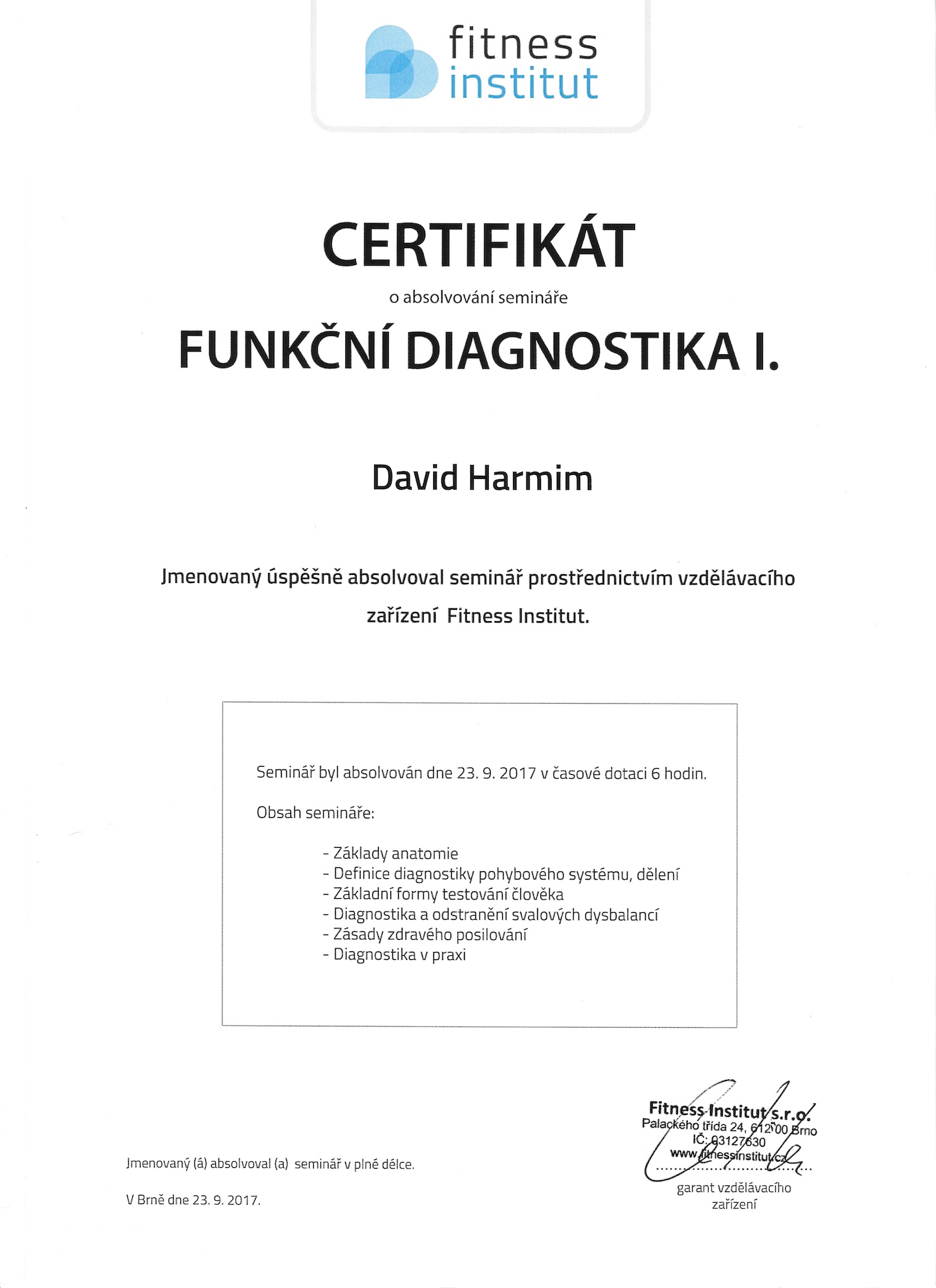 Funkční diagnostika